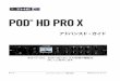 POD HD PRO X - Line 6 Japan...概要 1•1 1 - 概要POD® HD˜Pro Xアドバンスド・ガイドへようこそ。本ガイドでは、POD˜HDの特徴や、機能を詳しくご