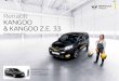 Renault KANGOO & KANGOO Z.E. 33 - 2019-10-23آ  Versieprijzen KANGOO CATALOGUSPRIJS IN â‚¬ MOTOR UITVOERING