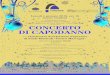 Fondazione Teatro Goldoni CONCERTO DI CAPODANNO · Sul bel Danubio Blu J. Brahms Danza ungherese n. 1, n. 3, n. 5 J. Strauss Radetzky March Grafica: FB - Foto Augusto Bizzi, Livorno
