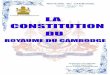 27 mai 2015 - Association des Cours Constitutionnelles ...€¦ · 1 Préambule . Nous, Peuple Khmer, Habitués à avoir une grande civilisation, une Nation prospère, un territoire