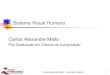 Sistema Visual Humano Carlos Alexandre Mellocabm/visao/Aula02_SVH.pdf · Sistema Visual Humano O olho consegue capturar imagens sob diversos níveis de iluminação Alguma adaptações
