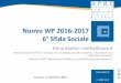 Nuovo WP 2016-2017 6° Sfida Sociale - unicas.it · Nuovo WP 2016-2017 6° Sfida Sociale Elena Maffia–maffia@apre.it Horizon 2020 NCP SC6 “Europe in a changing world: inclusive,