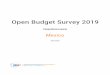 Open Budget Survey 2019 · se hace referencia al siguiente comunicado de la Secretaría de Hacienda y Crédito Público: Comunicado No. 27, para la administración de 2018: El Ejecutivo