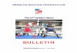 BULLETINX THE 570 GOLDEN GLOVE 57. ZLATNA RUKAVICA Serbian Boxing Federation – Official Bulletin The 57o Golden Glove (29 Nov - 1 Dec 2014) 2/61 UNDER PATRONAGE OF: Republic of Serbia