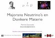 Majorana Neutrino’s en Donkere Materie · 2013-06-07 · Materie en Antimaterie Materie bestaat uit deeltjes Antimaterie bestaat uit antideeltjes Twee verschillende deeltjes omdat
