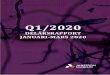 Q1/2020 - Ahlstrom-Munksjö · 2020-04-23 · 3 DELÅRSRAPPORT JANUARI-MARS 2020 NYCKELTAL IFRS nyckeltal Q1 Q1 Q4 Q1-Q4 MEUR eller vad som anges 2020 2019 2019 2019 Nettoomsättning