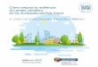 Cómo mejorar la resiliencia al cambio climático en los ...€¦ · ria de cambio climático, con un particular énfasis en la prevención y gestión del cambio climático a escala