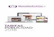 TARIFAS PUBLICIDAD 2018 - Navarra Capital · PUBLICIDAD 2018. C.I.F.: F71248801 CAPITALMENTE Relaciones Públicas Comunicación Empresarial adres de la laa de ayo , lanta ficina 