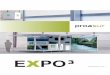(2017-06-27) FOLLETO EXPO3 - Proasur S.L · El sistema se despliega y recoge con un solo operario. Planta cuadrada de 2400 mm x 2400 mm. Peso total de 1200 kg. El EXPO3 está formado
