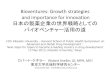 Bioventures: Growth strategies and importance for …...Bioventures: Growth strategies and importance for innovation 日本の製薬企業の世界戦略としての バイオベンチャー活用の道