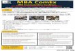 ~MBA Communication Excellence~ Are you ready to succeed in … · 2018-02-15 · In MBA ComEx, you will work with other MBA applicants to analyze and simulate challenging situations