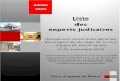 Liste des experts judicaires - Cour de cassation...2020/01/06  · Cour d’appel de Reims Liste des experts judicaires dressée par l’assemlée générale des magistrats du siège