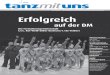 Das Infomagazin des Tanzsportverbandes ... Favoriten Fabian Wendt/Anne Steinmann vom TC Spree-Athen