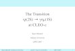 The Transition ψ(2S) γηc(1S) at CLEO-c · Ryan Mitchell (Indiana University) -- ψ(2S)→γη c(1S) at CLEO-c -- QWG 2007 The Importance of ψ(1S,2S)→γη c (I) 3 • They serve