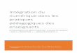 Intégration du numérique dans les pratiques pédagogiques ... · Table des matières Partie 1 : Travaux réalisés sur le site PDVC A. Création du nouveau catalogue « Outils »