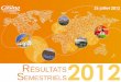 SR EMESTRIELS ÉSULTATS 2012 - Groupe Casino · 2018-11-09 · Résultats semestriels 2012 CHIFFRES CLÉS S1 2012 (Activités poursuivies) S1 2012 Variation vs S1 2011 CA consolidé