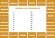 Ordena los ordinales - La página del español · ordena los ordinales 1º 2º 3º 4º 5º 6º 7º 8º 9º 10º 11º 12º 13º 14º 15º 16º 17º 18º 19º 20º
