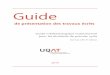 Guide...2013 Guide de présentation des travaux écrits (Gagnon), UER en sciences du développement humain et social, APA 4e édition et inspiré de la 6e édition M. André Gagnon