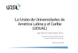 La Unión de Universidades de América Latina y el Caribe (UDUAL)cei.epn.edu.ec/Documentos/SIAIU_Marzo2015/PresentacionCE... · 2016-07-07 · 2. Impulsar el desarrollo de las estructuras