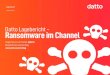 Datto Lagebericht - Ransomware im Channel · 2017-10-31 · Ransomware-Hacker gezahlt. 15 Prozent der Opfer, die gezahlt hatten, erhielten ihre Daten trotzdem nicht zurück. • Der