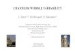 CHANDLER WOBBLE VARIABILITY - obspm.fr · Blue – Gabor window transform Red – moving 12-year windowed Least-Squares Orange – absolute value of X+iY . CW amplitude and phase