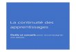 La continuité des apprentissagesdsden89.ac-dijon.fr/tice/IMG/pdf/continuite.pdf · un lien pédagogique entre les professeurs et les élèves, à entretenir les connaissances déjà