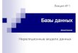 Лекция #11 - spbstu.rukspt.icc.spbstu.ru/media/files/2013/DB/4081v/lec11.pdf · Базыданных . Лекция №11 2 ... Описание базы данных выглядит
