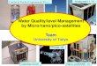 Water Quality/level Management by Micro/nano/pico ......Nano-JASMINE ‘15 PRISM ‘09 CubeSat 03,05 ハイブリッド ロケット Hodoyoshi-1 ‘14 Water Quality/level Management