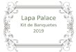 Lapa Palace · 2019-10-18 · Claras mexidas e confeccionadas com cebolinho, tomate e cogumelos Sumos naturais de laranja e toranja Sumos vital e de tomate Café, selecção de chás,