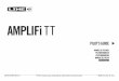 AMPLIFi TT Pilot's Guide - Revision C - Audiofanzine · 2017-02-20 · the list of available Bluetooth devices. • Selectyour amp'suniquename on your mobiledevice- this pairs it