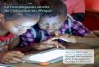 Savoirs communs n°17 Le numérique au service de l ... · à tous le plein et égal accès à l’éducation». Aujourd’hui, après plus d’une décennie focalisée sur l’accès