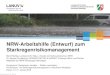 NRW-Arbeitshilfe (Entwurf) zum Starkregenrisikomanagement · NRW-Arbeitshilfe (Entwurf) zum Starkregenrisikomanagement Bernd Mehlig, Landesamt für Natur, Umwelt und Verbraucherschutz