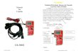 Testador/Simulador Sensor de Pressão Manual · 2019. 7. 24. · 70101315363 Manual Do Usuário CR-508/I CR-508/RevB 2 Testador/Simulador Sensor de Pressão Common Rail CR-508/I O