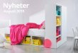 Nyheter - IKEA · 2019. 9. 24. · og utnytte den begrensede plassen på en smartere måte med nøye utvalgte møbler med flere funksjoner. Det er også en fin anledning til å investere