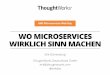 WO MICROSERVICES WIRKLICH SINN MACHENaws-de-media.s3.amazonaws.com/images/Microservices Web...CHARACTERISTICS OF MICROSERVICES 1. Componentisation via services 2. Organised around