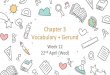 Chapter 3 Vocabulary + Gerund€¦ · Gerund (stop) Gerunds are words that are formed with verbs but act as nouns (名詞). We simply add -ingafter a verb. verbs +ing gerunds play