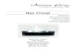 Nyx Cristal - BAHAG · Nyx Cristal. 3 • CONTENIDO • CONTENT • CONTENU • INHALT • CONTEÚDO • CONTENUTO ... 1 Stainless Steel Burner 1 Brûleur en inox 1 Edelstahl Brennelement