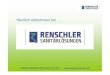 Herzlich willkommen bei · Herzlich willkommen bei . . . AUGUST RENSCHLER GmbH & Co. KG CleanBac Mikrobiologischer Sanitärreiniger. AUGUST RENSCHLER GmbH & Co. KG Wo kommen die unerwünschten