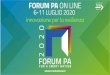 forges.forumpa.it · 2020. 4. 30. · Ognuna delle tappe e degli strumenti rafforzano il messaggio di un'ltalia che può ripartire grazie alle soluzioni, agli strumenti ed alle risorse