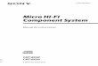 Micro HI-FI Component System · Sistema de Micro-Componente de Alta Fidelidad Modelo : CMT-BX4R/BX3R POR FAVOR LEA DETALLADAMENTE ESTE MANUAL DE INSTRUCCIONES ANTES DE CONECTAR Y
