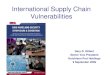 International Supply Chain Vulnerabilities · 2017. 5. 19. · International Supply Chain Vulnerabilities Gary D. Gilbert Senior Vice President. Hutchison Port Holdings. 9 September