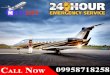 Get Best Medical Charter Air Ambulance Service in Kolkata and Delhi at Genuine Cost by Medilift