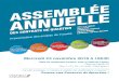 ASSEMBLÉE ANNUELLE - Vernier · 2016. 11. 7. · souhaité organiser ensemble une assemblée afin de présenter les différentes réalisations de l’année. Cette première assemblée