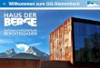 Willkommen zum GG-Stammtisch · 2015. 9. 25. · Willkommen zum GG-Stammtisch Haus der Berge . Berchtesgadener Land Tourismus, Folie 2 Agenda 13 Uhr Ausflugsziele-Stände ... Reisen