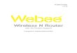 Käyttöohje v.1 - Daimler Finland · Webee Wireless N Router on monikäyttöinen tukiasema/laajakaistareitin, joka tarjoaa langattoman lähiverkon sekä internetyhteyden kiinteään