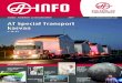 INFO info FI 04... · INFO 1 INFO Asiakas-, henkilöstö- ja sidosryhmälehti 2019 Tässä numerossa: AT Special Transport kasvaa s. 12–13 Kestävä kehitys vie Estancia menestykseen
