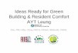 Ideas Ready for Green Building & Resident Comfort AYT Leung · Eleksen, 2004, New Technologies and Smart Textiles for Industry and Fashion , Dec 2004 LonWork Intelligent Homes智能家
