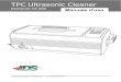 Ultrasonic Cleaner UC 600 TPC · Ultrasonic Cleaner UC 600 TPC – V.0 del 07/05/2015 7 Osservare le altre avvertenze della sezione precedente. Per evitare rischi, se il cavo d’alimentazione