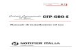 12 Zome CFP-600-E · Manuale di installazione ed uso Documento: M-131.1-CFP600-ITA Edizione: 07/1999 Rev.: B.1 Centrale Convenzionale CFP-600-E 12 Zome NOTIFIER ITALIA a Pittway Company