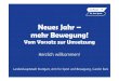 Neues Jahr – mehr Bewegung! · 2020. 1. 16. · Landeshauptstadt Stuttgart – Amt für Sport und Beweg ung Neues Jahr – mehr Bewegung! Vom Vorsatz zur Umsetzung Herzlich willkommen!